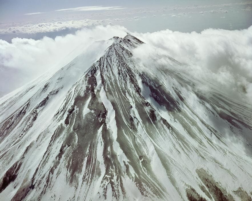 Artwork Title: Winter Starts On Peak Of Mount Fuji.