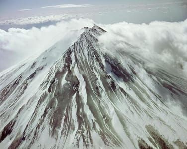 Artwork Title: Winter Starts On Peak Of Mount Fuji.