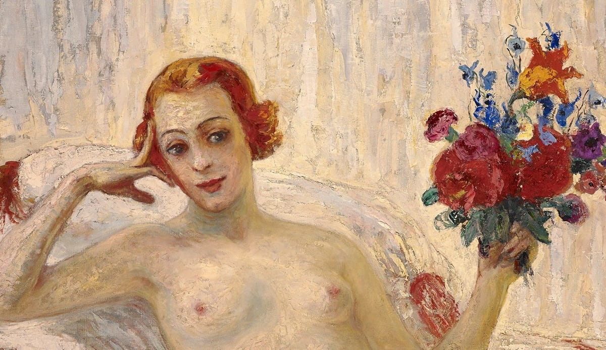 Artwork Title: Nude Self Portrait