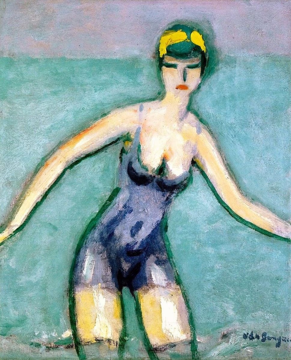 Artwork Title: Bather with Yellow Cap