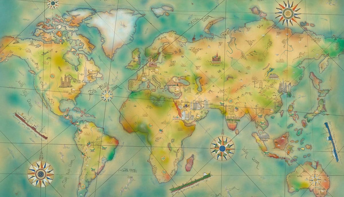 Artwork Title: World Map