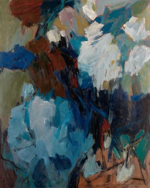 Artwork Title: Gathering Storm (blue Landscape)