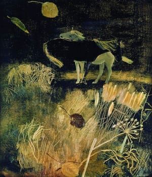 Artwork Title: Night Landscape with Horses