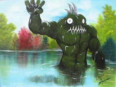 Artwork Title: Swamp Monster