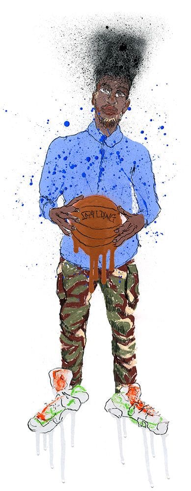 Artwork Title: Iman Shumpert Of New York Knicks