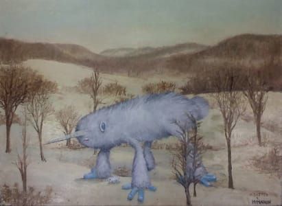 Artwork Title: Land Narwhal And Young