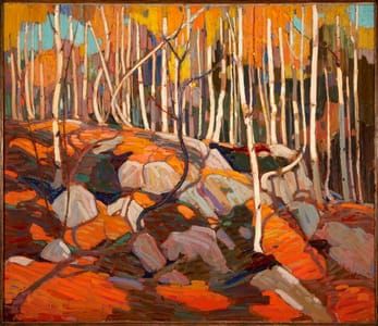 Artwork Title: The Birch Grove, Autumn