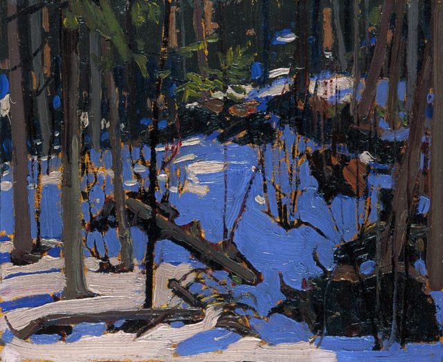 Artwork Title: Winter in the Woods