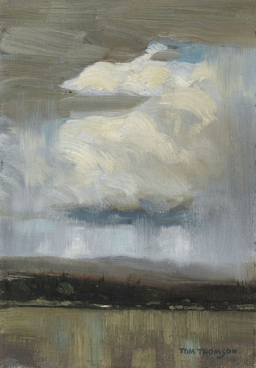Artwork Title: Landscape with Storm