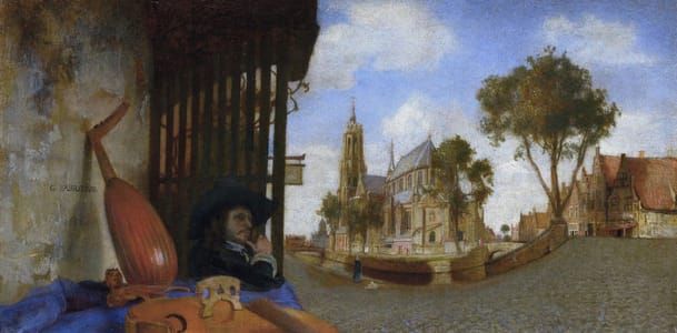Artwork Title: View Of The City Of Delft
