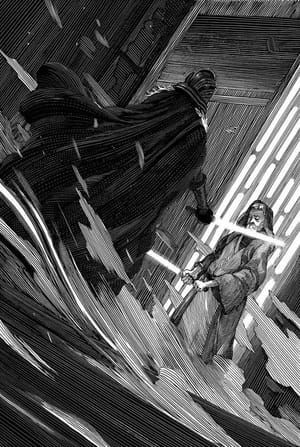 Artwork Title: Darth Vader and Obi-Wan Kenobi in William Shakespeare's Star Wars