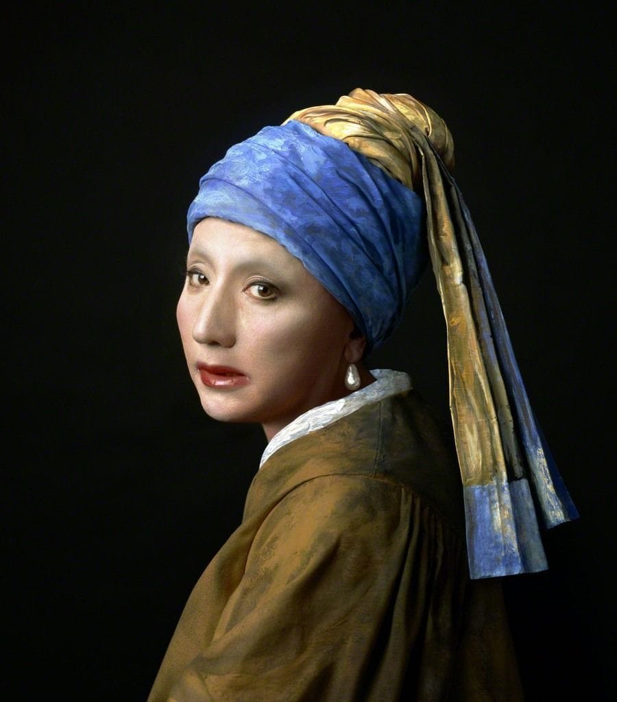 Artwork Title: Vermeer Study: Looking Back (mirror)