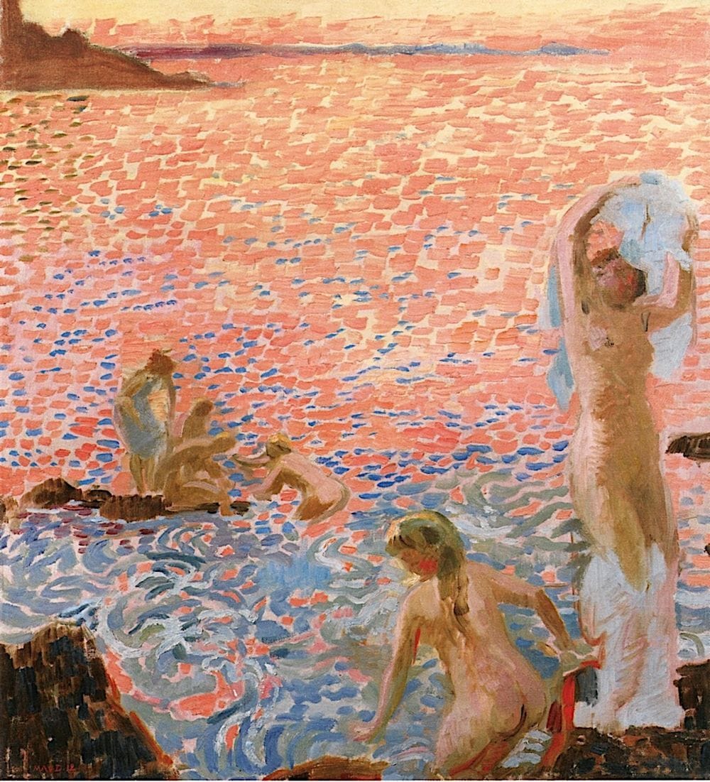 Artwork Title: Baigneuses au crépuscule (Bathers at Twilight)