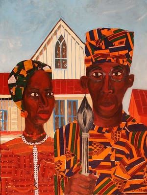 Artwork Title: African-American Gothic