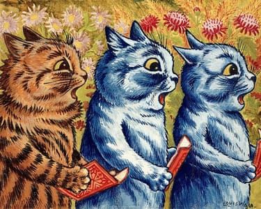 Artwork Title: Cat's Choir