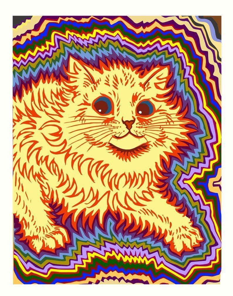 Artwork Title: Kaleidoscopic Cats III