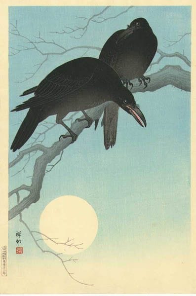 Artwork Title: Crows in Moonlight
