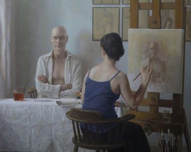 Artwork Title: Painter and Model