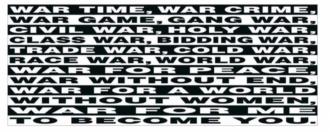 Artwork Title: Untitled (War Time, War Crime)