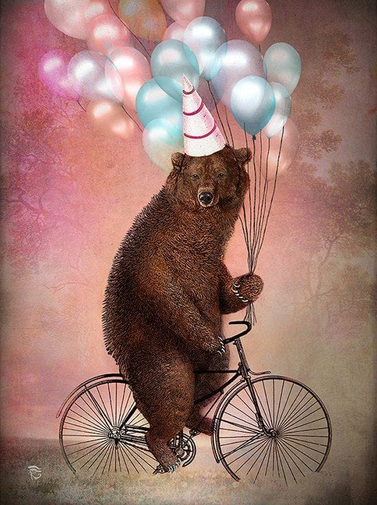 Artwork Title: Birthday Bear