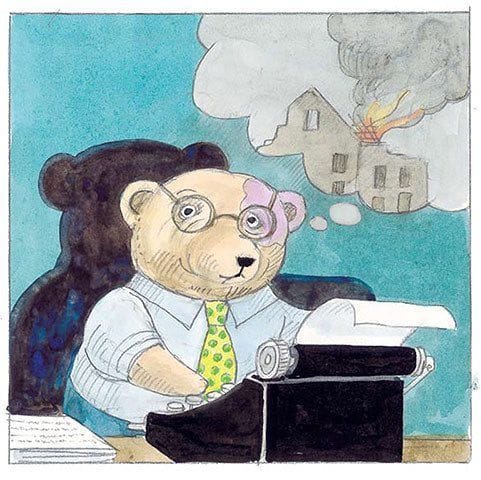 Artwork Title: Illustration for Otto - The Autobiography of a Teddy Bear