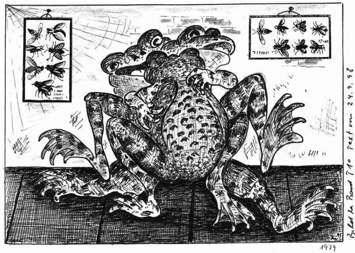Artwork Title: Kamasutra der Frosche (Frog Kama Sutra)