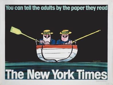 Artwork Title: New York Times advertisement