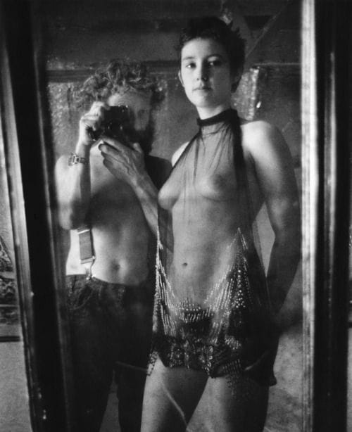 Artwork Title: Self Portrait with Woman in Mirror,1973)
