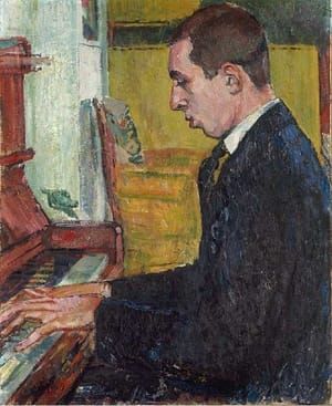 Artwork Title: Portrait of the Musician Hans Munch