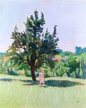 Artwork Title: Tree with Figure