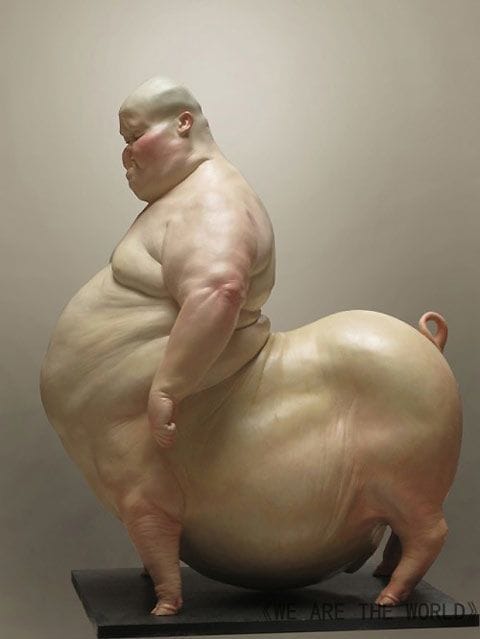 Artwork Title: Pig Man  - We Are The World