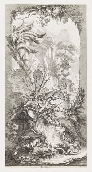 Artwork Title: Rocaille (Rococo Design), in Nouveaux Morceaux pour des Paravents