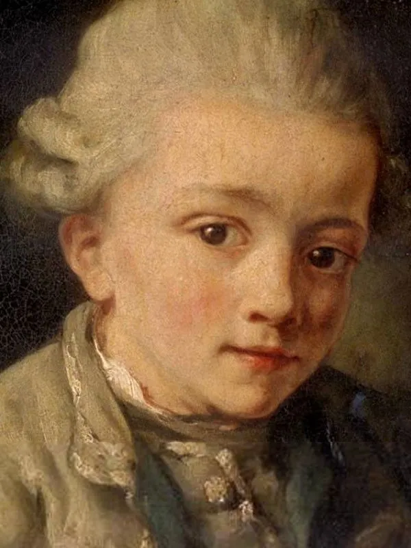 Jean Baptiste Greuze - Giovane Wolfgang Amadeus Mozart, 1763-1764