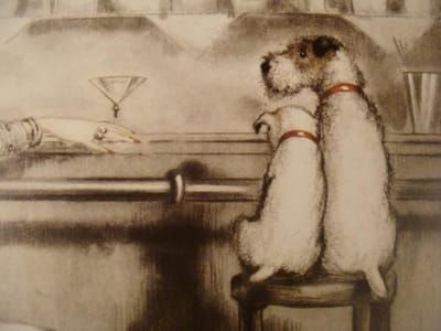 Artwork Title: Le Cocktail, Martini