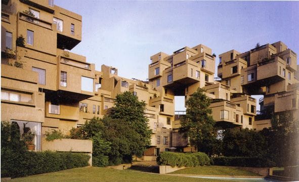 Artwork Title: Habitat Housing Complex At The Montreal Expo