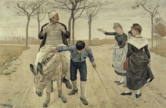 Artwork Title: The Miller, His Son and the Donkey