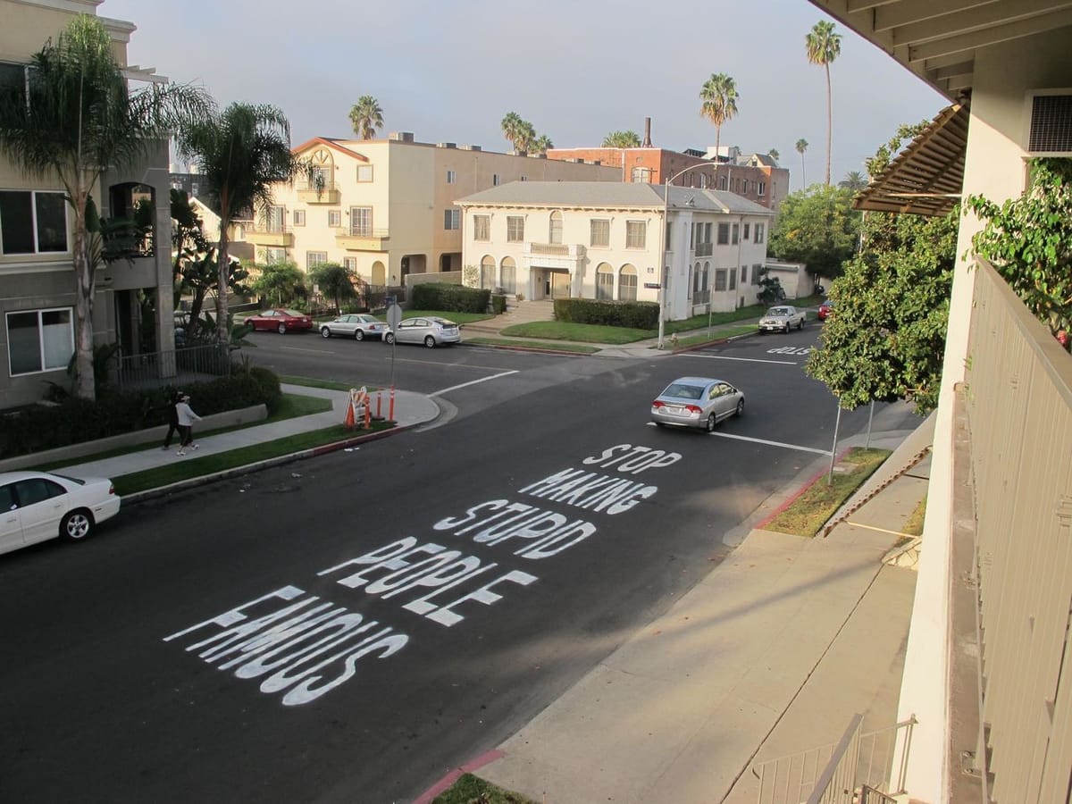 Artwork Title: Stop Road Markings