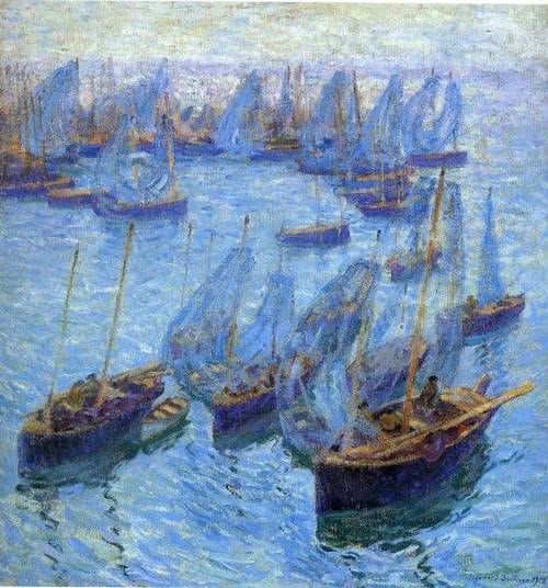 Artwork Title: Breton Fishing Boats