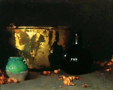 Artwork Title: Still Life With A Brass Kettle