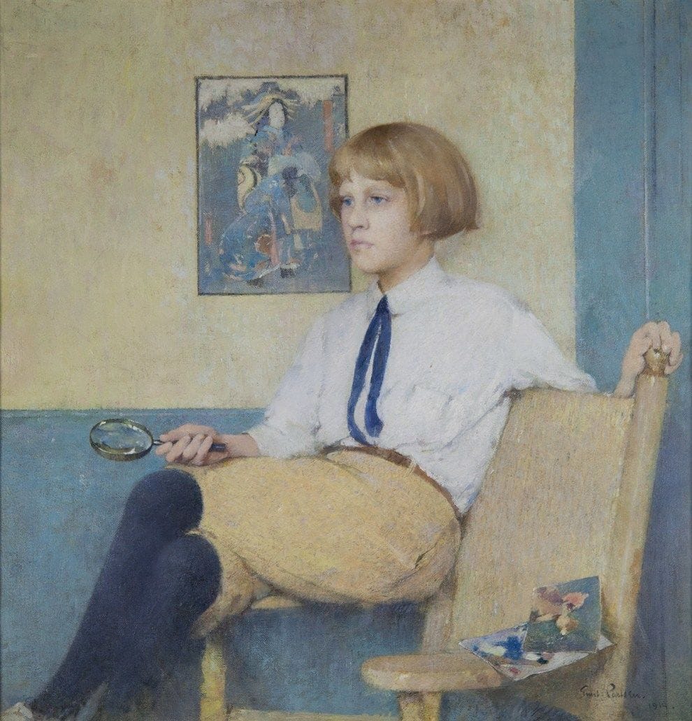 Artwork Title: Portrait of Dines Carlsen (also called Portrait of Dines No. 3)