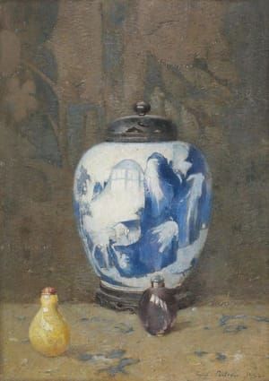 Artwork Title: Still Life, Chinese Vase