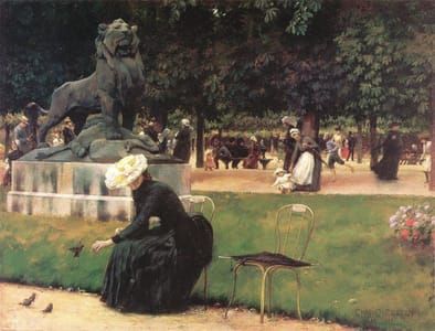 Artwork Title: In The Luxembourg Garden