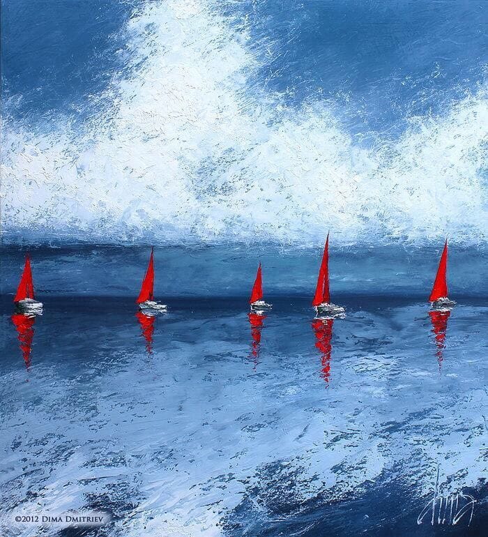 Artwork Title: The Red Sails
