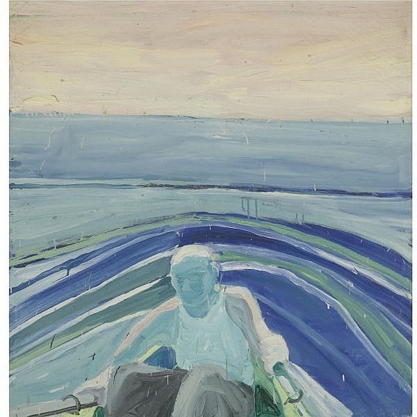 Artwork Title: Man in a Rowboat