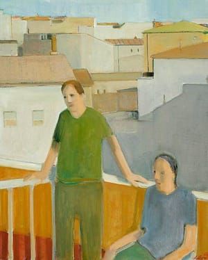 Artwork Title: Couple on the Balcony