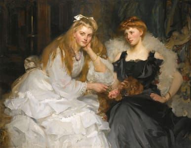 Artwork Title: Lorna and Dorothy Bell, Daughters of W. Heward Bell, Esq