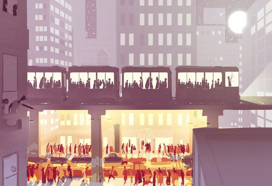 Artwork Title: Night Life