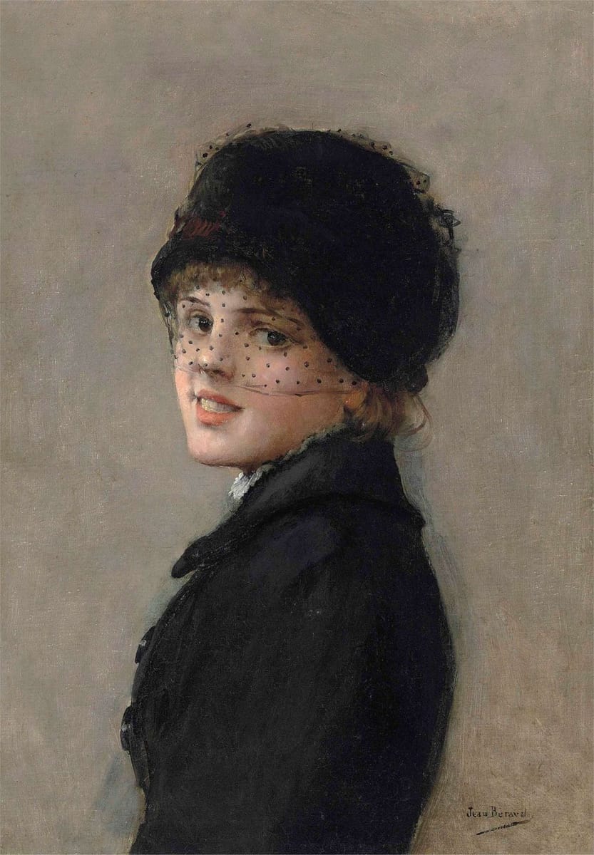 Artwork Title: The portrait of a Young Parisian Girl (Portrait d’Une Jeune Parisienne)