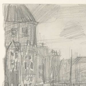 Artwork Title: View of the Singel in Amsterdam with Old Lutheran Church on the left
