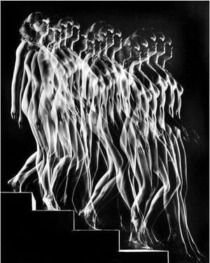 Artwork Title: Nude Descending a Staircase (After Marcel Duchamp’s Nude Descending a Staircase #2)